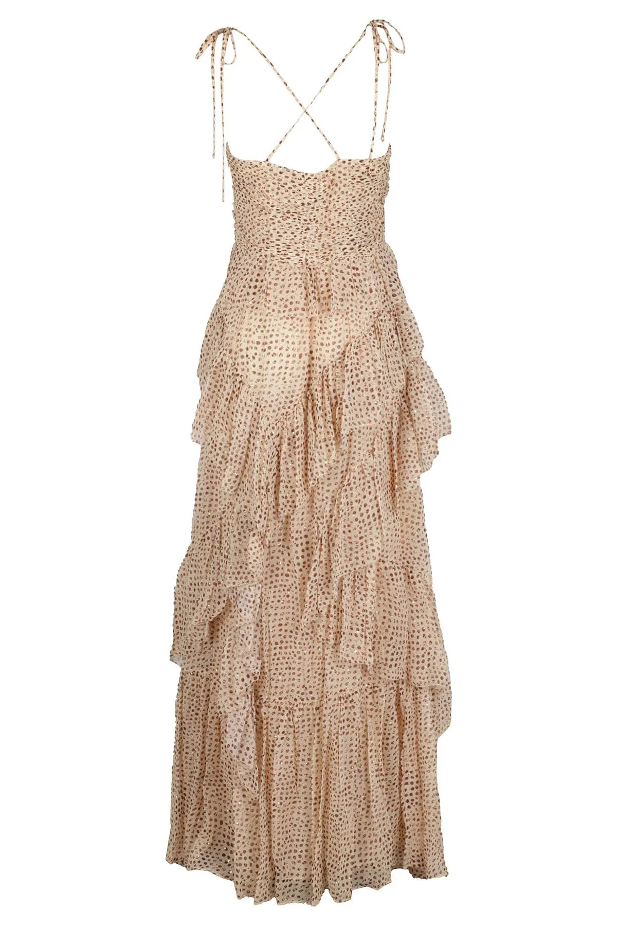 Ulla Johnson Aveline Sleeveless Ruffled Gown