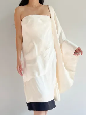 Vintage Giorgio Armani Silk Tiered Dress - L/45