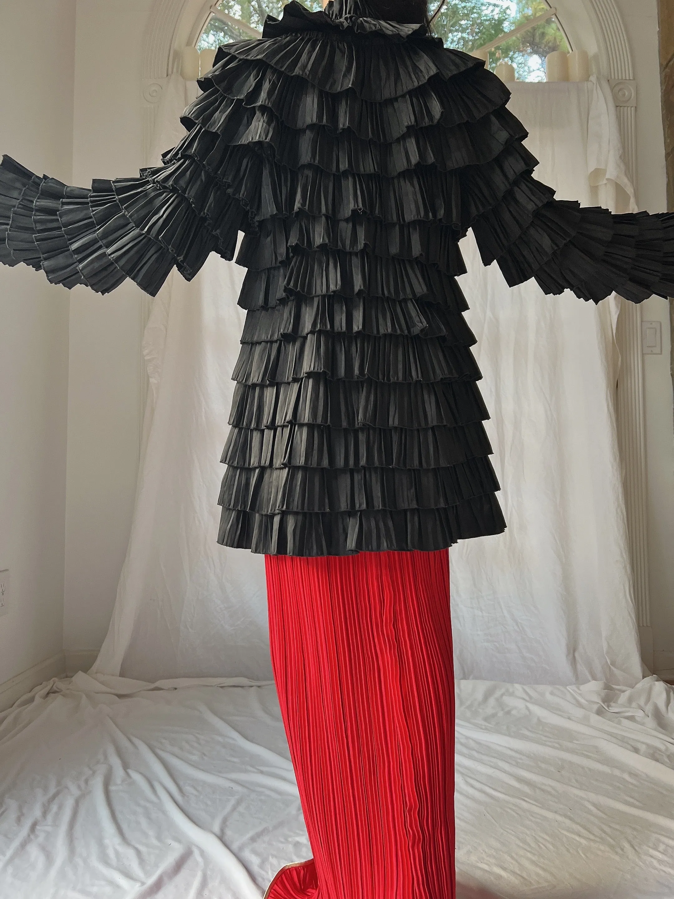 Vintage Ruffle Tiered Jacket - S-M
