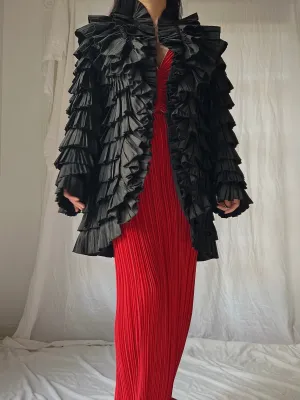 Vintage Ruffle Tiered Jacket - S-M