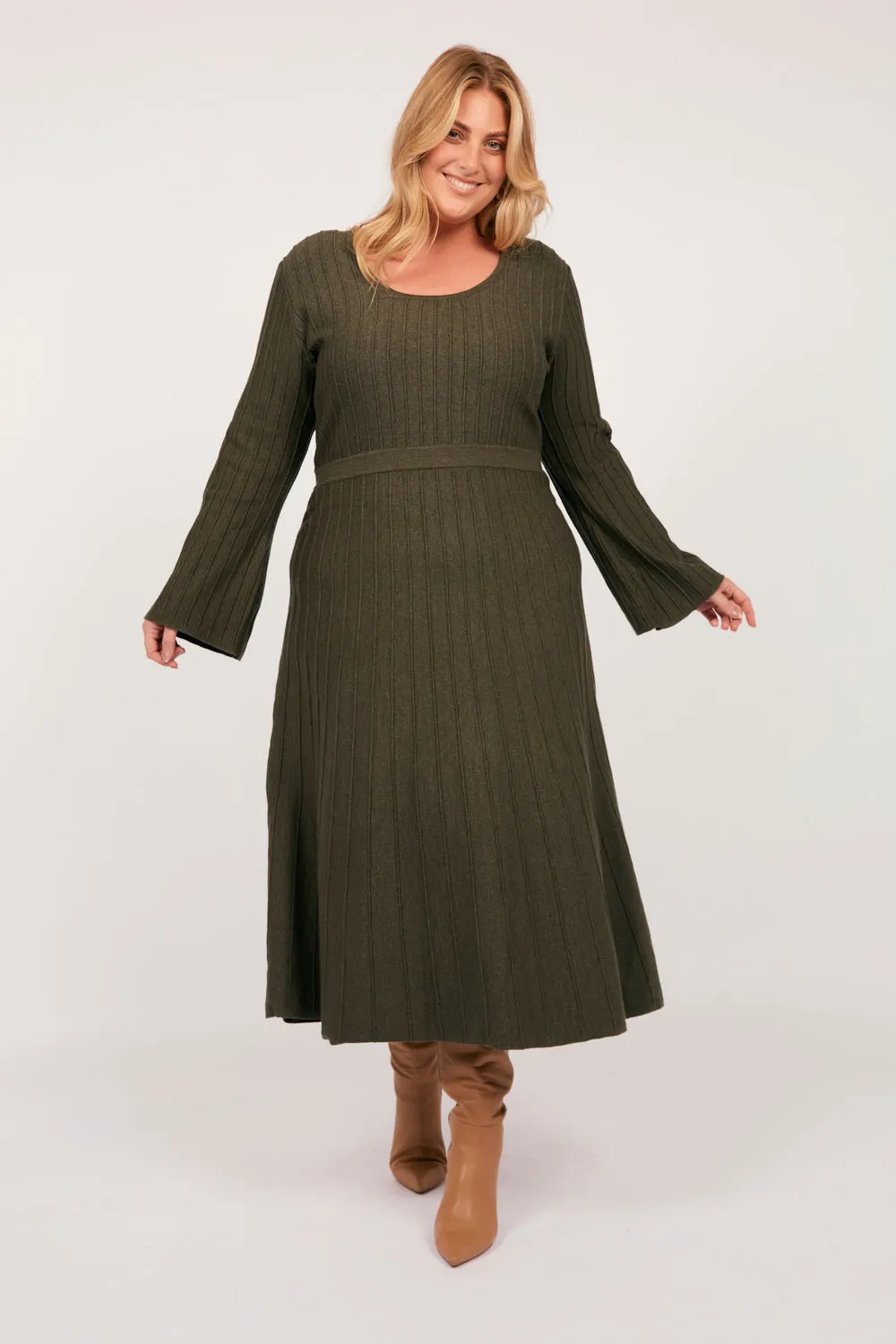 Waisted Knitted Dress - COMBINED LISTING