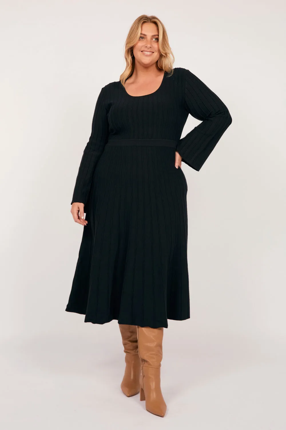 Waisted Knitted Dress - COMBINED LISTING