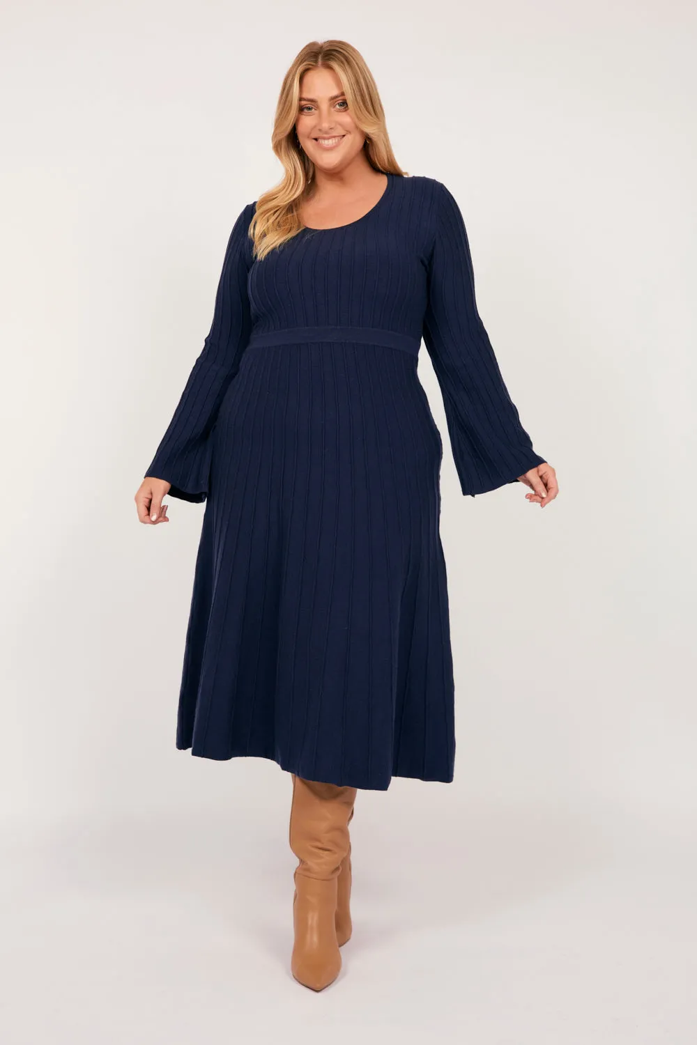 Waisted Knitted Dress - COMBINED LISTING