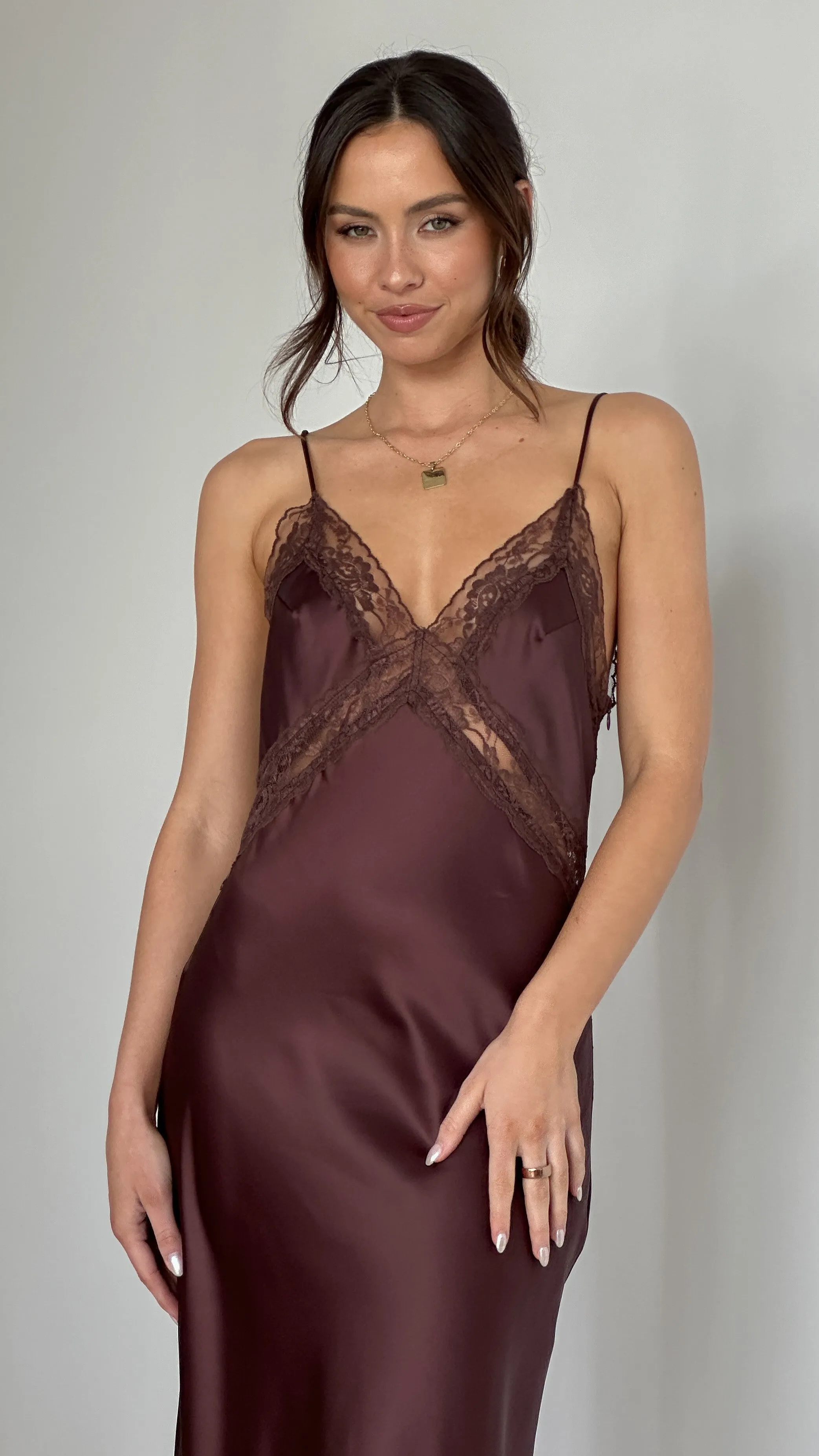 Westley Maxi Dress - Chocolate