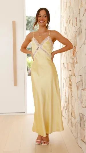 Westley Maxi Dress - Yellow