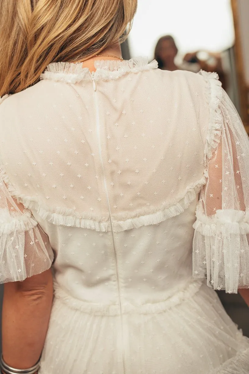 Whimsical Dress in White