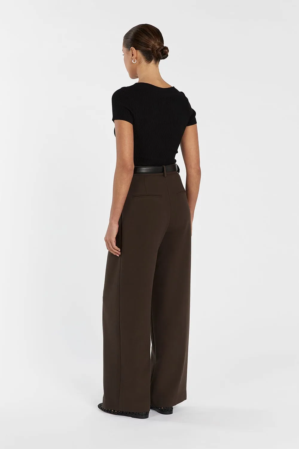 ZENDAYA BITTER CHOC PANT